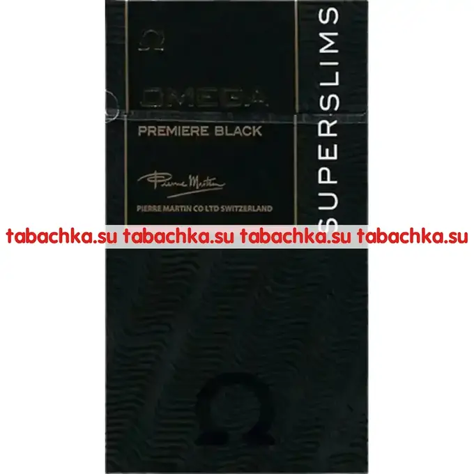 Сигареты Omega Superslims Premier Black Сигареты Omega Superslims Premier Black